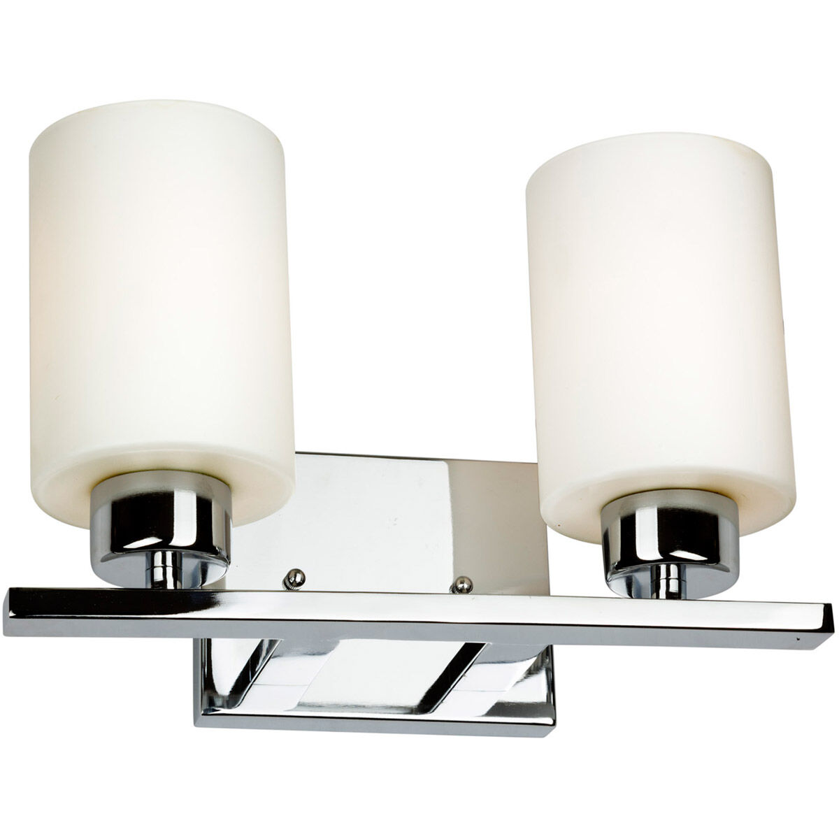 Ava 2 Light 12.5 inch Chrome Bath Bar Wall Light