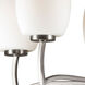 Signature 5 Light 21.5 inch Brushed Nickel Chandelier Ceiling Light