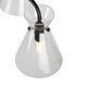 Beaker 3 Light 18 inch Black Chandelier Ceiling Light