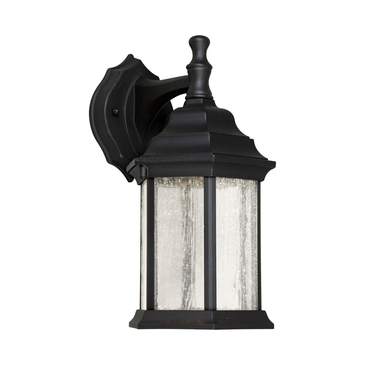 Signature LED 12 inch Black Outdoor Wall Light