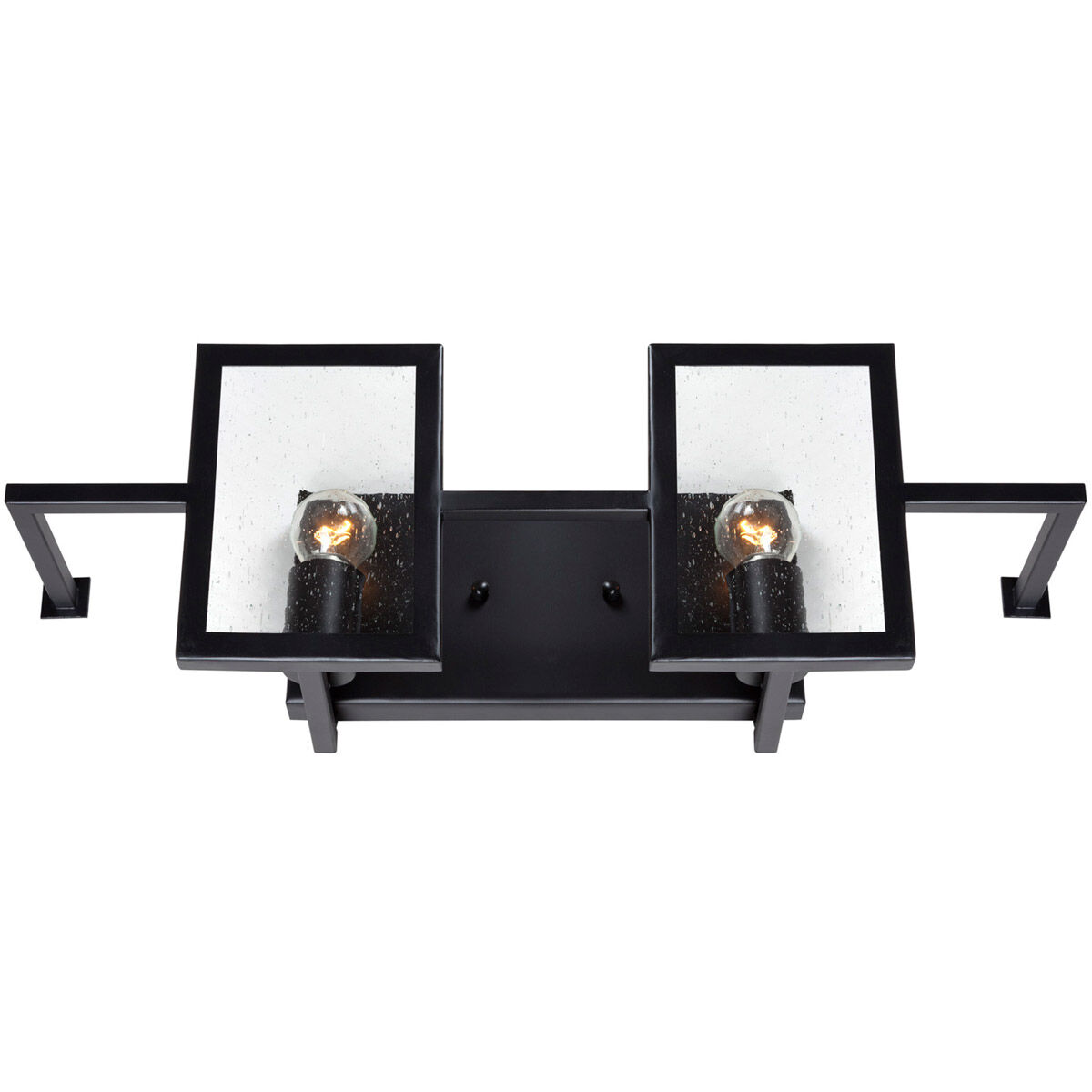 Yao 2 Light 21 inch Black Bath Bar Wall Light