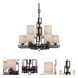 Signature 9 Light 28 inch Antique Bronze Chandelier Ceiling Light