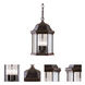 Signature 3 Light 9.5 inch Painted Rust Outdoor Pendant
