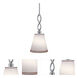 Domo 1 Light 8 inch Chrome Mini Pendant Ceiling Light
