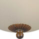 Signature 2 Light 13.25 inch Rustic Sienna Flush Mount Ceiling Light