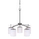 Signature 5 Light 22.25 inch Brushed Nickel Chandelier Ceiling Light