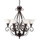 Perry 6 Light 28 inch Antique Bronze Chandelier Ceiling Light