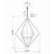 Signature 6 Light 23.75 inch Brushed Nickel Foyer Pendant Ceiling Light