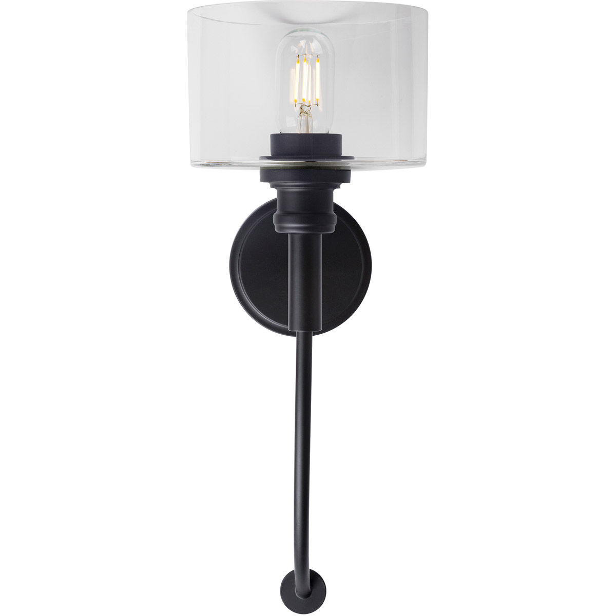 Zane 1 Light 7 inch Black Wall Sconce Wall Light