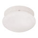 Signature 1 Light 9.5 inch White Flush Mount Ceiling Light