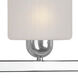 Ally 5 Light 50 inch Chrome Bath Bar Wall Light