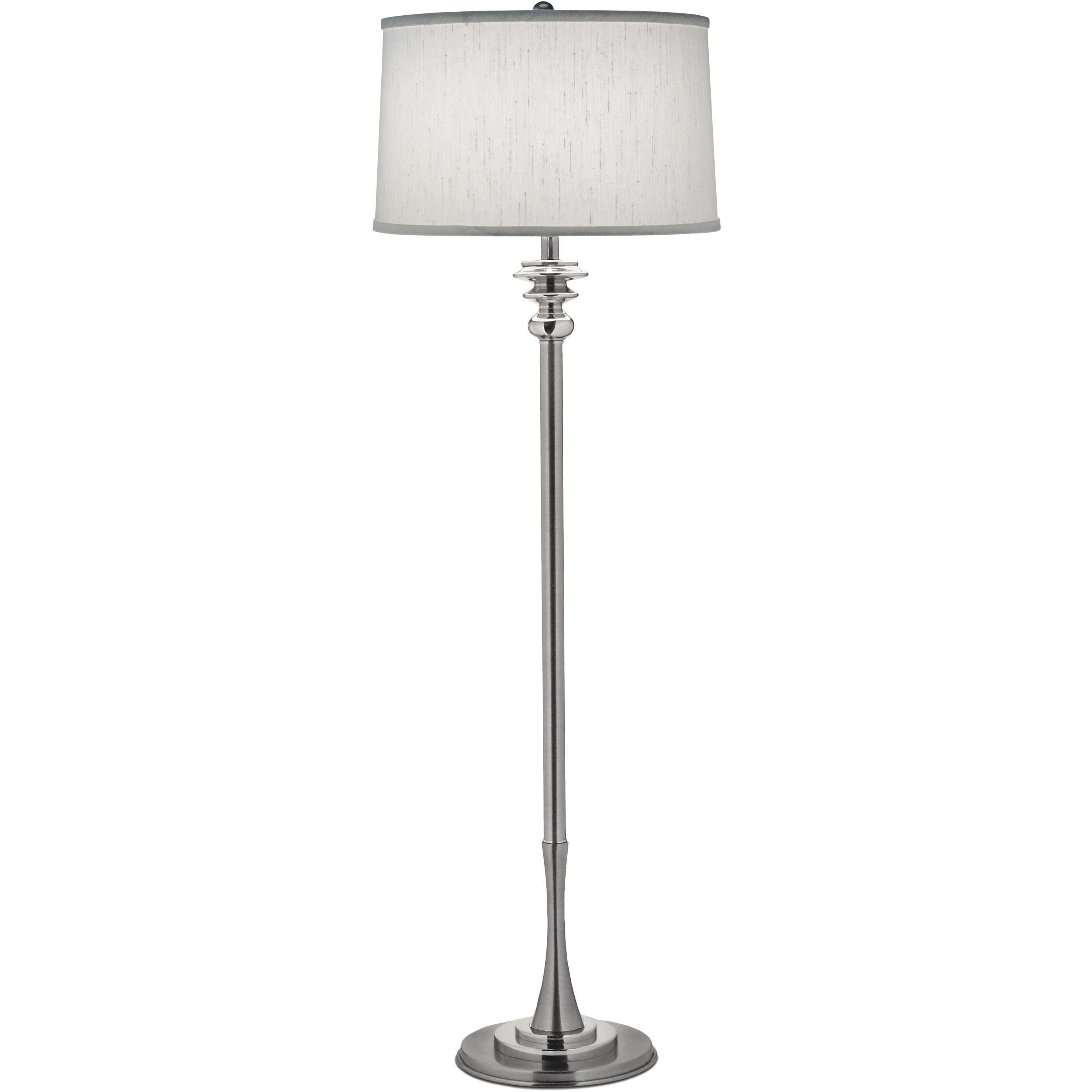 Ellie 59 inch 150.00 watt Antique Nickel Floor Lamp Portable Light