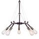Signature 5 Light 26 inch Antique Bronze Chandelier Ceiling Light