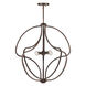 Signature 4 Light 26 inch Antique Bronze Foyer Pendant Ceiling Light