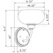Cameron 1 Light 5 inch Black Wall Sconce Wall Light