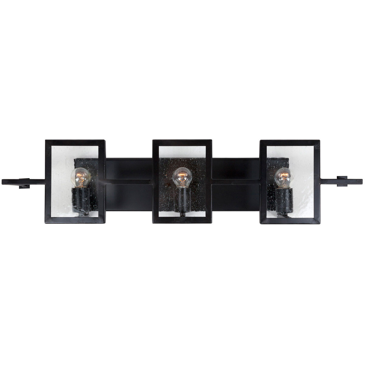 Yao 3 Light 31 inch Black Bath Bar Wall Light