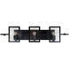 Yao 3 Light 31 inch Black Bath Bar Wall Light
