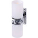 Duo 2 Light 5 inch Chrome Wall Sconce Wall Light