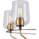Palmer 5 Light 29 inch Black and Soft Gold Chandelier Ceiling Light