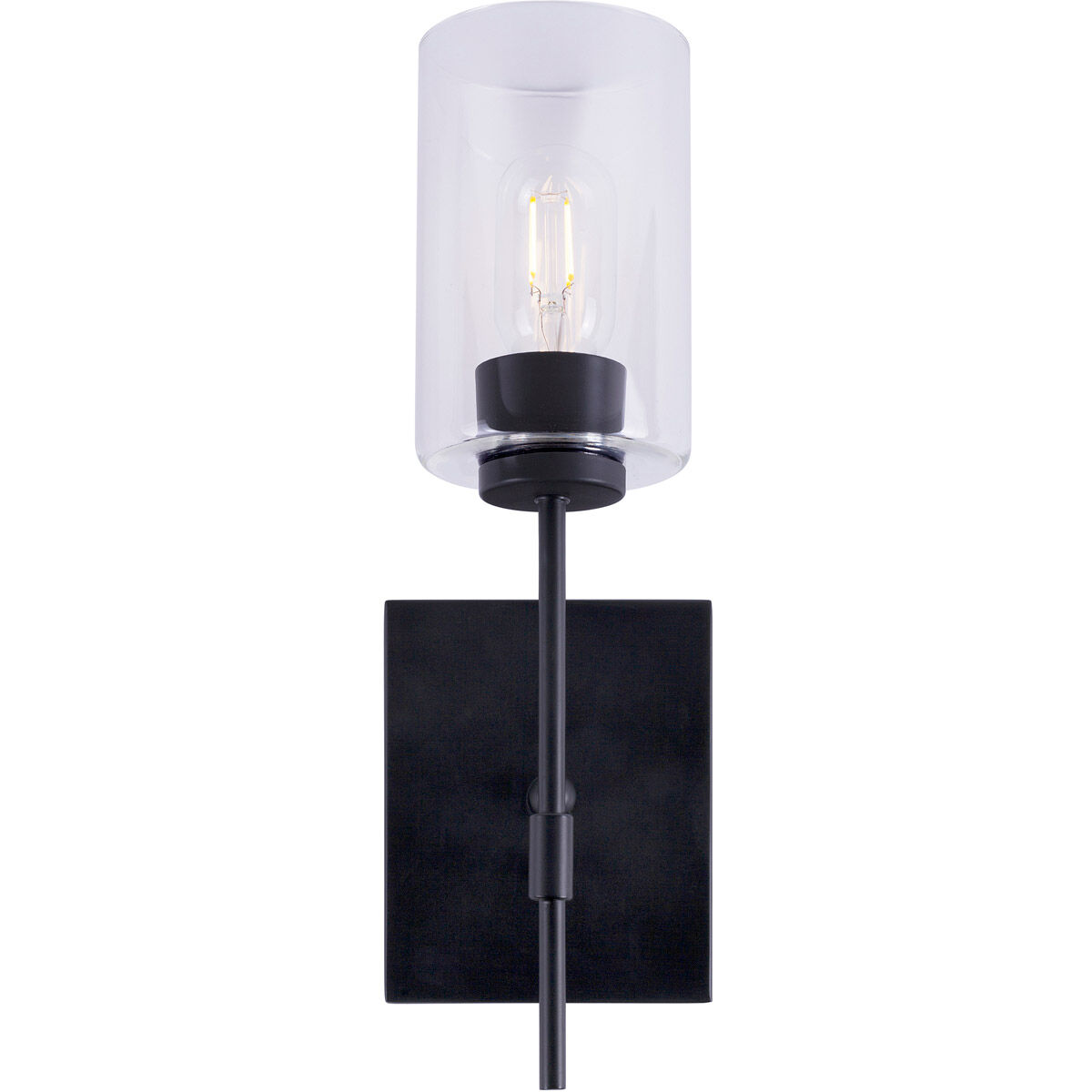 Faye 1 Light 5 inch Black Wall Sconce Wall Light