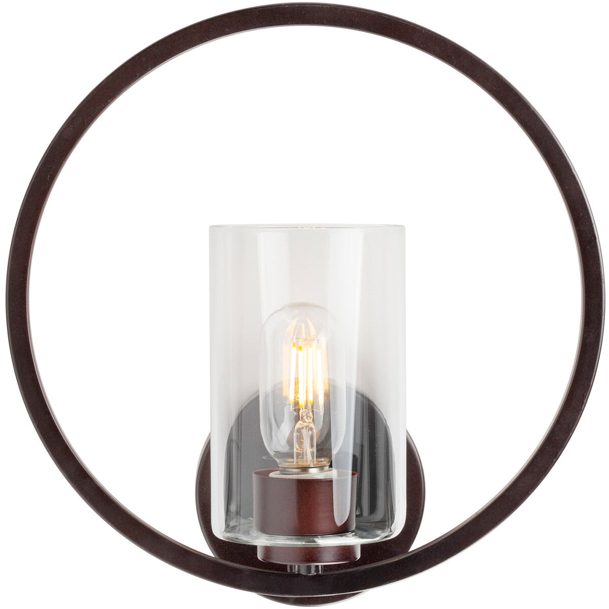 Orbit 1 Light 12 inch Antique Bronze Sconce Wall Light