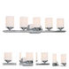 Ames 5 Light 29.5 inch Chrome Bath Bar Wall Light