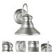 Signature 1 Light 10 inch Brushed Nickel Outdoor Wall Light