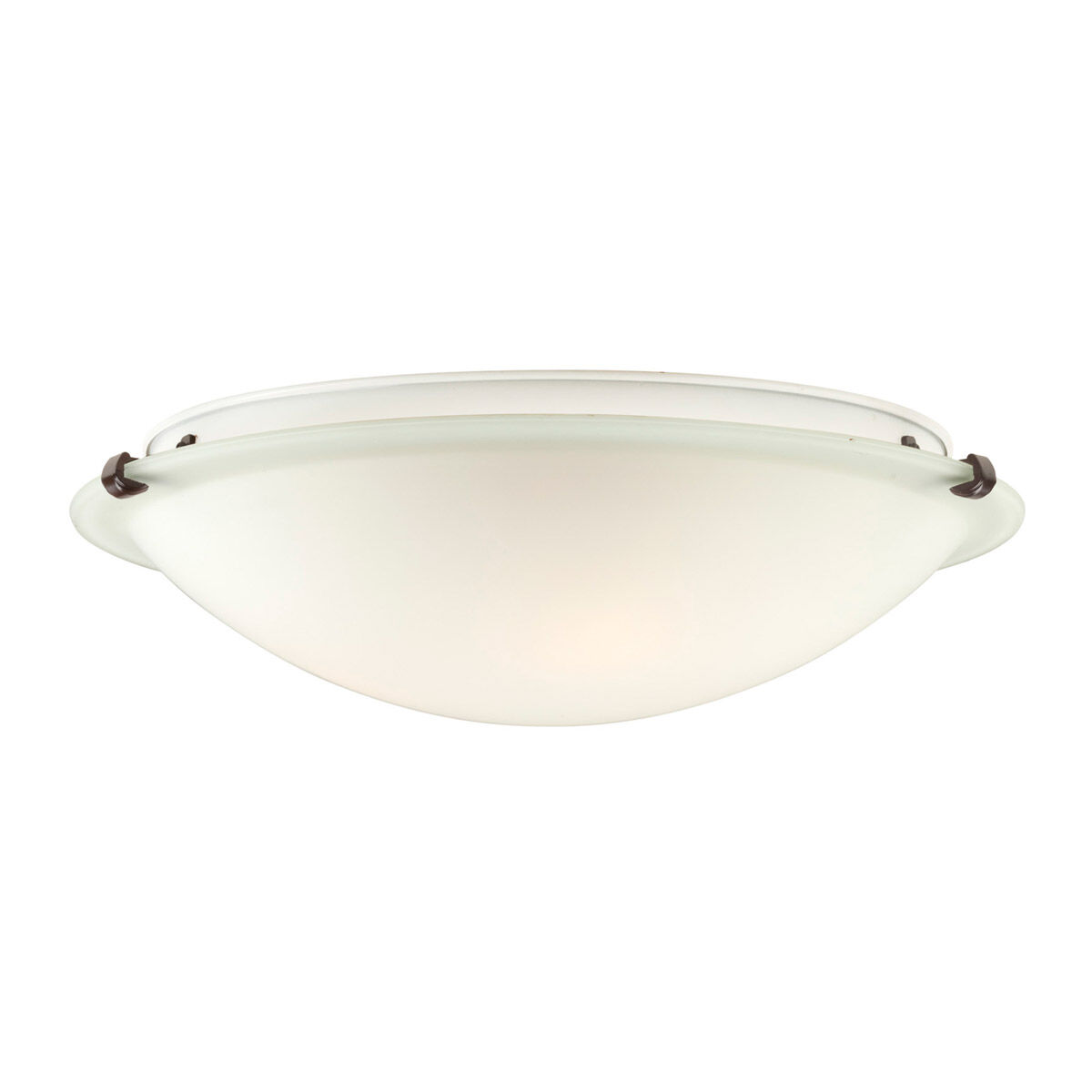 Signature 3 Light 16 inch Antique Bronze Flush Mount Ceiling Light