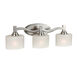 Signature 3 Light 24 inch Brushed Nickel Vanity Light Wall Light
