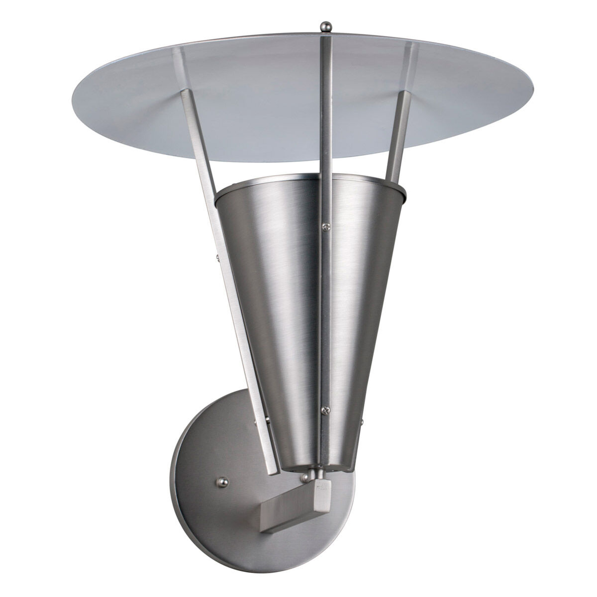 Signature Outdoor Wall Light in Brushed Nickel