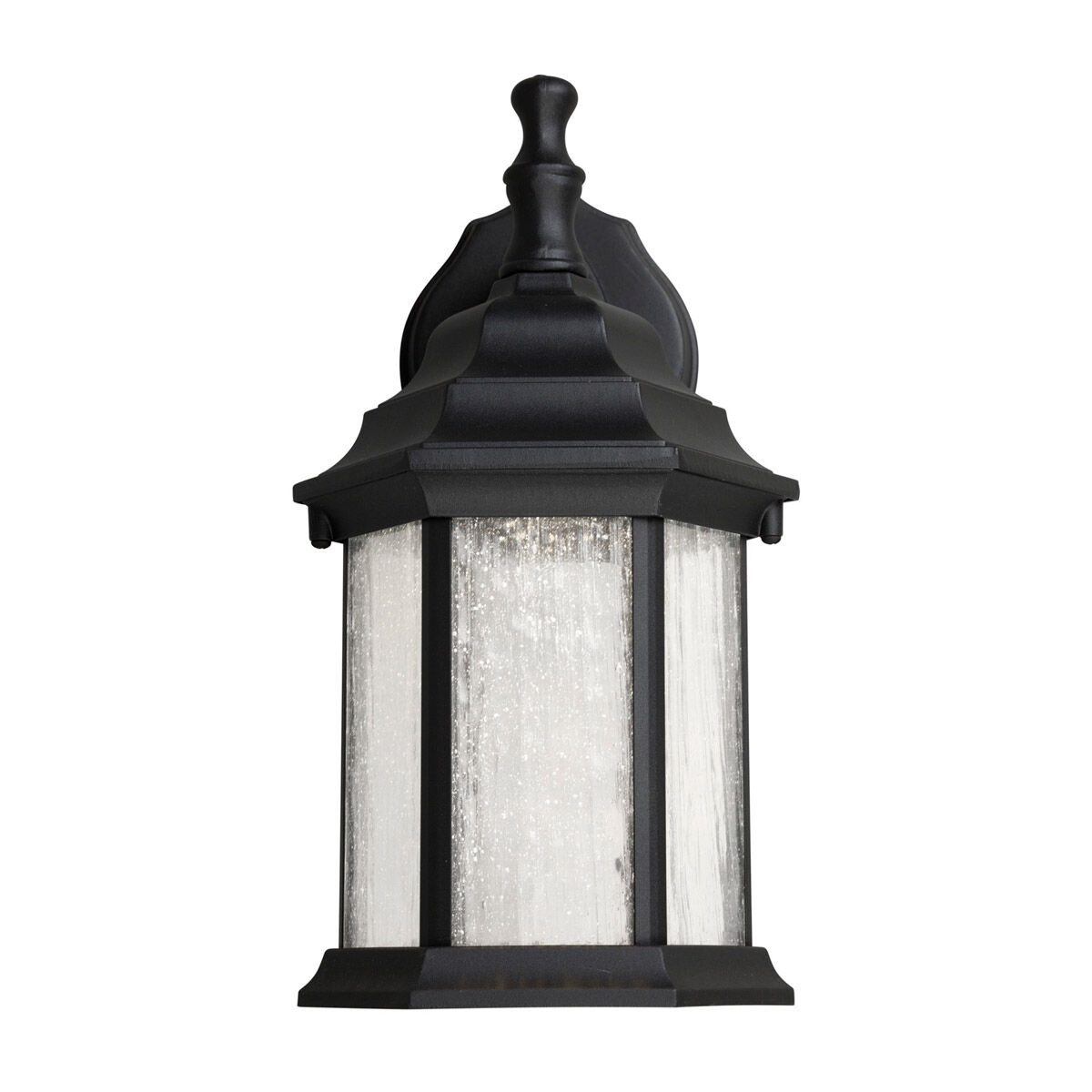 Signature LED 12 inch Black Outdoor Wall Light