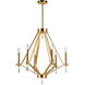 Robin 6 Light 26 inch Soft Gold Chandelier Ceiling Light