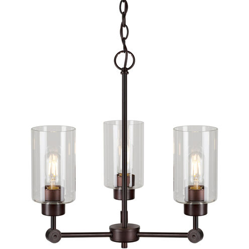 Jayden 3 Light 18 inch Antique Bronze Chandelier Ceiling Light
