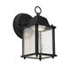 Signature LED 9 inch Black Outdoor Wall Light