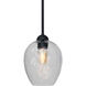 Olivia 1 Light 7 inch Black Pendant Ceiling Light