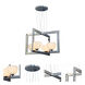 Signature 4 Light 27.5 inch Brushed Nickel Chandelier Ceiling Light