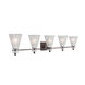 Signature 5 Light 46 inch Antique Bronze Vanity Light Wall Light
