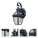 Signature 1 Light 12 inch Black Outdoor Wall Light