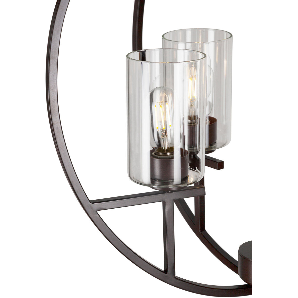 Orbit 5 Light 24 inch Antique Bronze Chandelier Ceiling Light