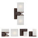 Signature 2 Light 5 inch Antique Bronze Wall Sconce Wall Light