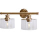 Zane 2 Light 20.75 inch Bathroom Vanity Light
