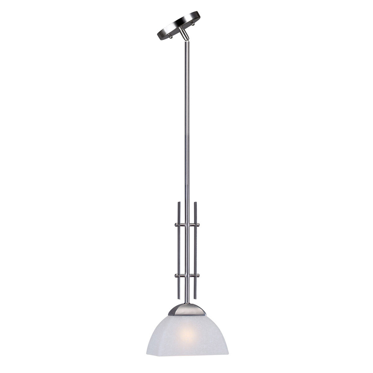 Signature 1 Light 5.25 inch Brushed Nickel Mini Pendant Ceiling Light