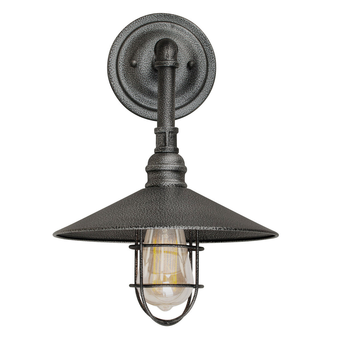 Signature Outdoor Wall Light in Industrial Gray