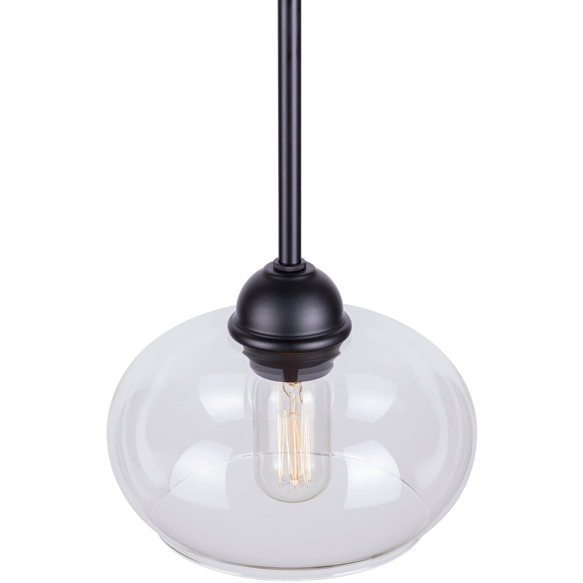 Cameron 1 Light 8 inch Black Pendant Ceiling Light
