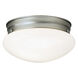 Signature 1 Light 8 inch Brushed Nickel Flush Mount Ceiling Light