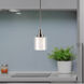 Signature 1 Light 6 inch Brushed Nickel Mini Pendant Ceiling Light