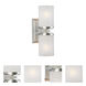 Signature 2 Light 5 inch Brushed Nickel Wall Sconce Wall Light