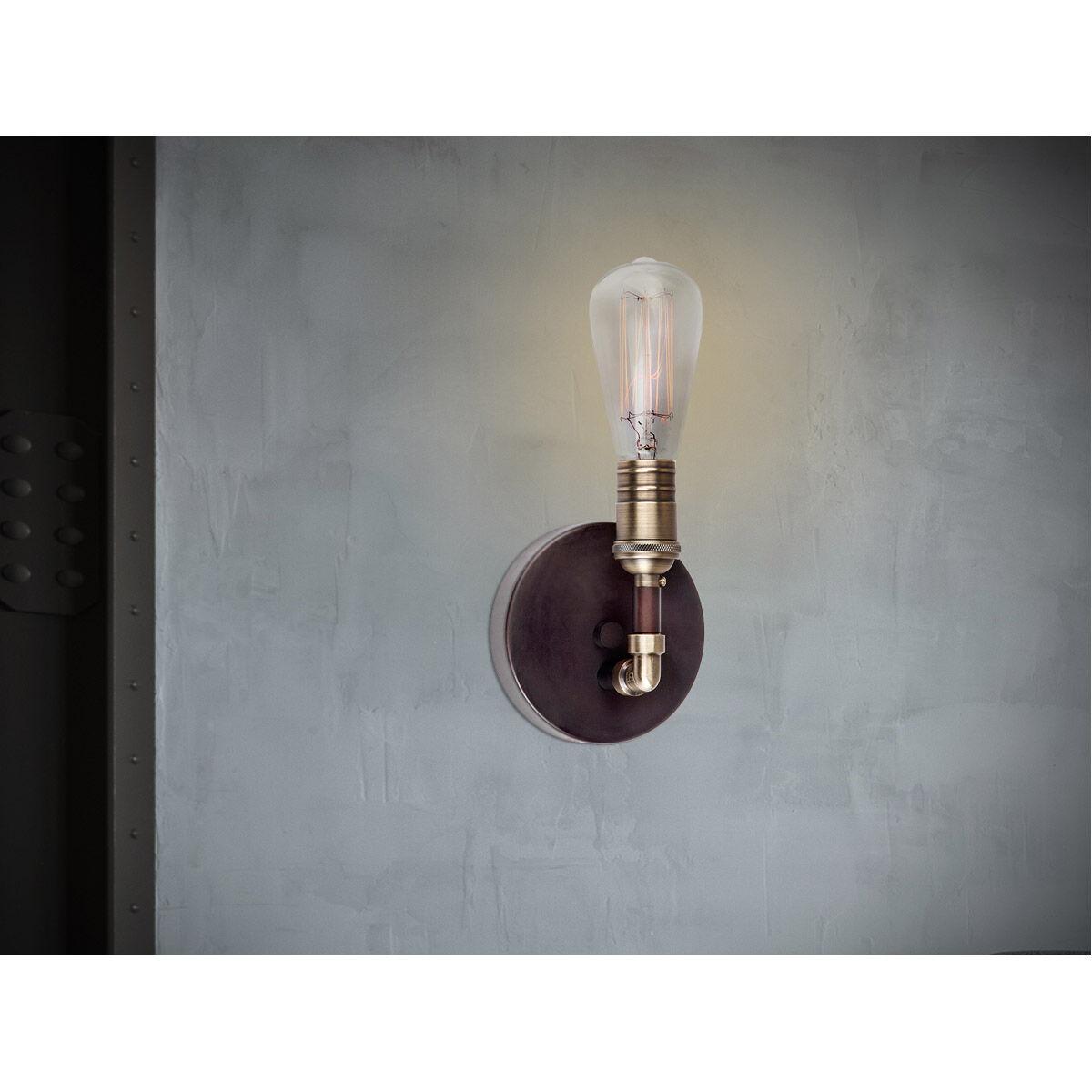 Signature 1 Light 5 inch Antique Bronze Wall Sconce Wall Light