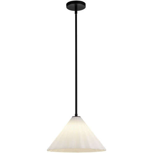 Alora Mood Serena 1 Light 13.63 inch Matte Black Pendant Ceiling Light
