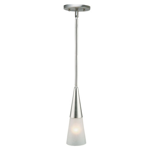Signature 1 Light 5 inch Brushed Nickel Mini Pendant Ceiling Light